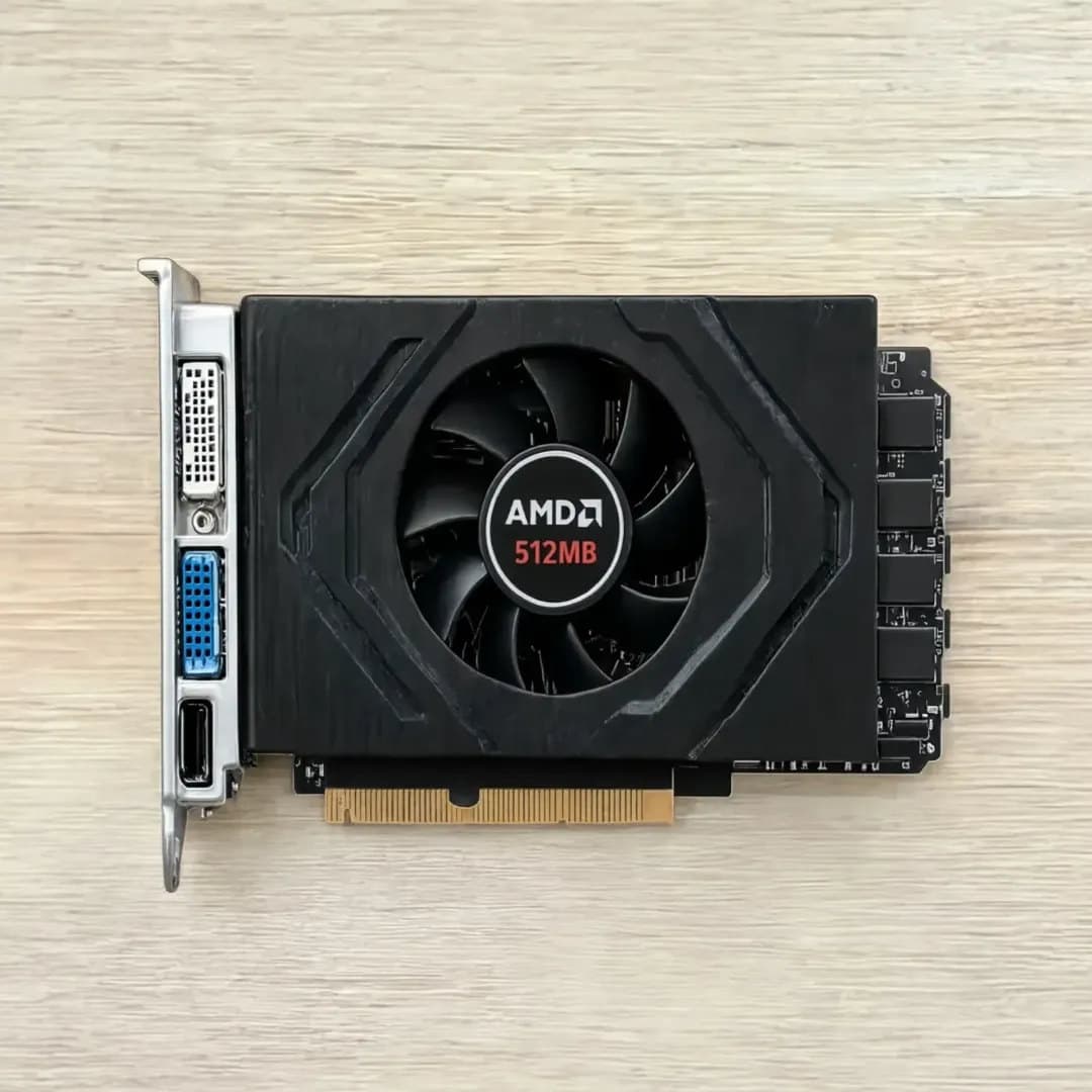 Tarjeta de Video 512MB, AMD Refurbished