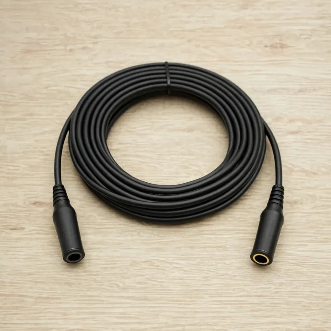 Cable 3.5x3.5mm macho/hembra stereo p/audio 1.5m