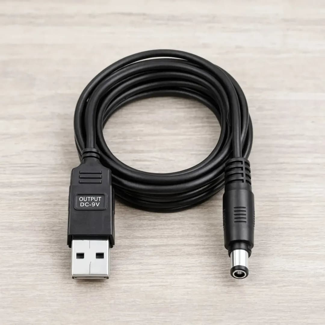 Cable Convertidor USB a Plug 9V para Modem
