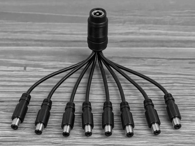 Splitter 1Hx8M p/CCTV corriente