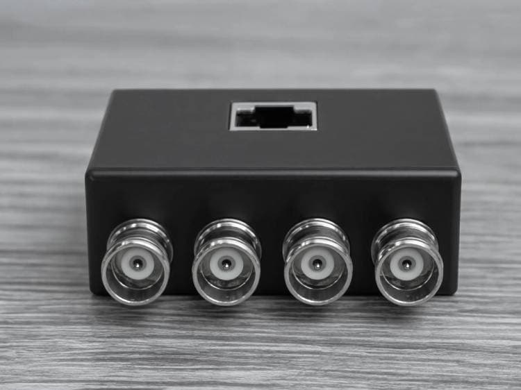 Video balun 4 canales, pasivo, con RJ45
