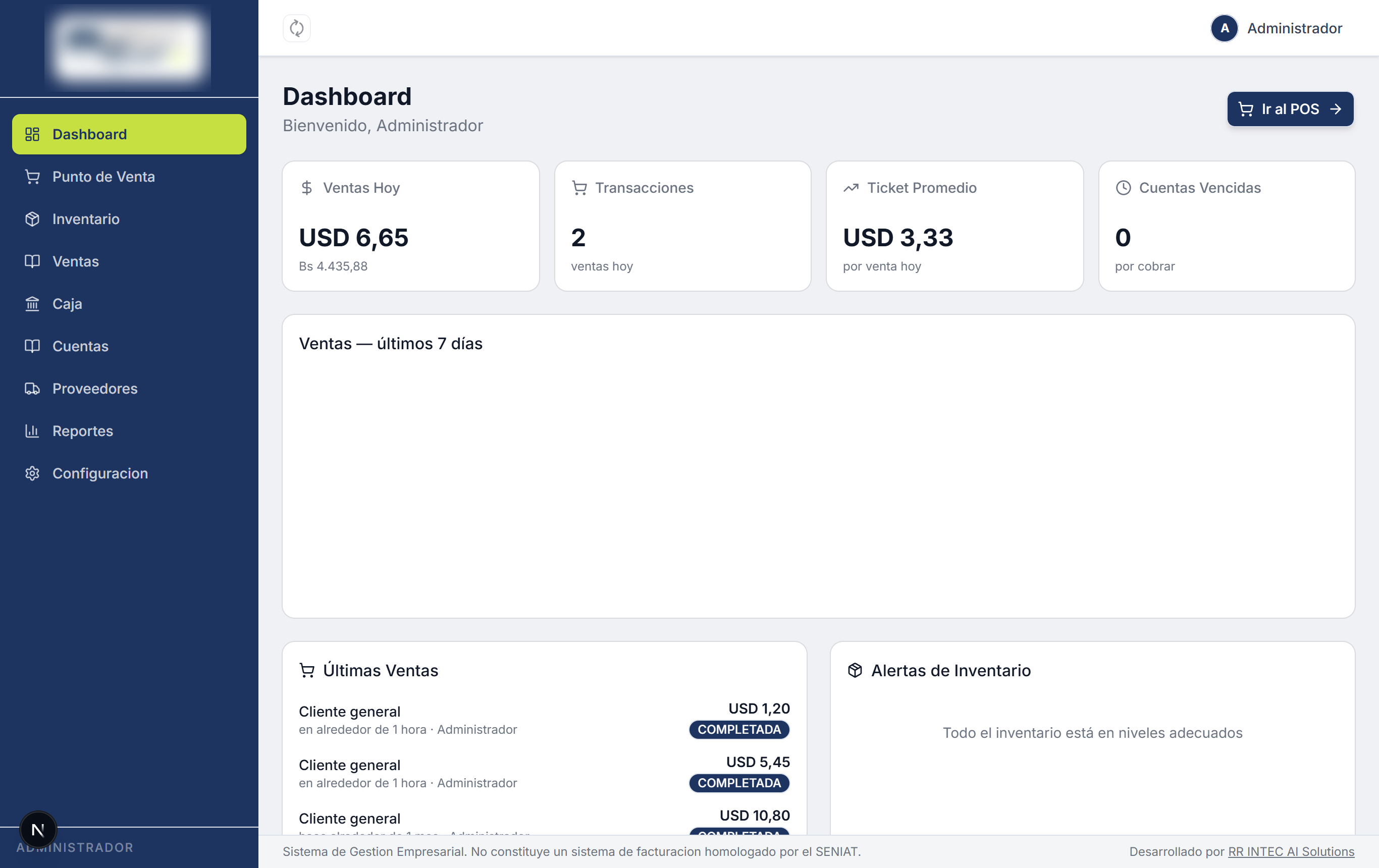 Software para bodegones
