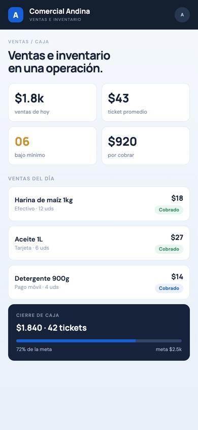 Comercio adaptado a móvil